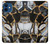 S3419 金の大理石のグラフィックプリント Gold Marble Graphic Print iPhone 12 mini バックケース、フリップケース・カバー