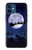 S3508 クリスマスサンタ Xmas Santa Moon iPhone 12 mini バックケース、フリップケース・カバー