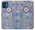 S3537 モロッコのモザイクパターン Moroccan Mosaic Pattern iPhone 12 mini バックケース、フリップケース・カバー