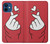 S3701 ミニハートラブサイン Mini Heart Love Sign iPhone 12 mini バックケース、フリップケース・カバー