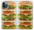 S0790 ハンバーガー Hamburger iPhone 12 Pro Max バックケース、フリップケース・カバー