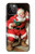 S1417 サンタクロースメリークリスマス Santa Claus Merry Xmas iPhone 12 Pro Max バックケース、フリップケース・カバー