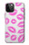 S2214 ピンクの唇のキス Pink Lips Kisses iPhone 12 Pro Max バックケース、フリップケース・カバー
