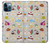 S2321 飲食パターン Food and Drink Seamless iPhone 12 Pro Max バックケース、フリップケース・カバー