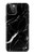 S2895 ブラックマーブルグラフィックプリント Black Marble Graphic Printed iPhone 12 Pro Max バックケース、フリップケース・カバー