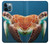 S3497 ウミガメ Green Sea Turtle iPhone 12 Pro Max バックケース、フリップケース・カバー