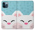 S3542 かわいい猫漫画 Cute Cat Cartoon iPhone 12 Pro Max バックケース、フリップケース・カバー