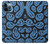 S3679 かわいいゴーストパターン Cute Ghost Pattern iPhone 12 Pro Max バックケース、フリップケース・カバー