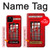 S0058 ロンドン〔イギリス〕の赤い電話ボックス Classic British Red Telephone Box Google Pixel 5 バックケース、フリップケース・カバー