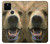 S0840 グリズリーベアの顔 Grizzly Bear Face Google Pixel 5 バックケース、フリップケース・カバー