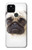 S1852 パグ犬 Pug Dog Google Pixel 5 バックケース、フリップケース・カバー