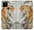 S1934 虎絵画 Tiger Painting Google Pixel 5 バックケース、フリップケース・カバー