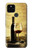 S2042 ブドウのボトルと赤ワインのグラス A Grape Vineyard Grapes Bottle and Glass of Red Wine Google Pixel 5 バックケース、フリップケース・カバー