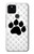 S2355 動物ポウあしあと Paw Foot Print Google Pixel 5 バックケース、フリップケース・カバー