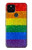 S2683 レインボーフラッグ プライド旗 Rainbow LGBT Pride Flag Google Pixel 5 バックケース、フリップケース・カバー