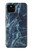 S2799 ライトブルーマーブルストーン グラフィックプリント Light Blue Marble Stone Texture Printed Google Pixel 5 バックケース、フリップケース・カバー