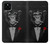 S3167 面白いマフィア猿 Funny Gangster Mafia Monkey Google Pixel 5 バックケース、フリップケース・カバー