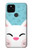 S3542 かわいい猫漫画 Cute Cat Cartoon Google Pixel 5 バックケース、フリップケース・カバー