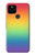 S3698 LGBTグラデーションプライドフラグ LGBT Gradient Pride Flag Google Pixel 5 バックケース、フリップケース・カバー