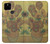 S0214 フィンセント・ファン・ゴッホ 15本のひまわり Van Gogh Vase Fifteen Sunflowers Google Pixel 4a 5G バックケース、フリップケース・カバー