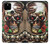 S0753 スカル 翼 バラ パンク Skull Wing Rose Punk Google Pixel 4a 5G バックケース、フリップケース・カバー