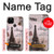 S2211 パリエッフェル塔ポストカード Paris Postcard Eiffel Tower Google Pixel 4a 5G バックケース、フリップケース・カバー
