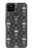 S2371 スカルヴィンテージモノクロのパターン Skull Vintage Monochrome Pattern Google Pixel 4a 5G バックケース、フリップケース・カバー