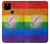 S2899 レインボーLGBTゲイプライド旗 Rainbow LGBT Gay Pride Flag Google Pixel 4a 5G バックケース、フリップケース・カバー