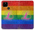 S2900 レインボーLGBTレズビアンプライド旗 Rainbow LGBT Lesbian Pride Flag Google Pixel 4a 5G バックケース、フリップケース・カバー