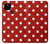 S2951 赤の水玉 Red Polka Dots Google Pixel 4a 5G バックケース、フリップケース・カバー