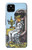 S3067 タロットカード カップの女王 Tarot Card Queen of Cups Google Pixel 4a 5G バックケース、フリップケース・カバー