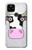 S3257 牛の漫画 Cow Cartoon Google Pixel 4a 5G バックケース、フリップケース・カバー