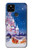 S3282 サンタ・クリスマス城 Santa Xmas Castle Google Pixel 4a 5G バックケース、フリップケース・カバー