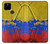 S3306 コロンビアの旗ビンテージフットボールのグラフィック Colombia Flag Vintage Football Graphic Google Pixel 4a 5G バックケース、フリップケース・カバー
