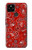 S3354 赤バンダナ Red Classic Bandana Google Pixel 4a 5G バックケース、フリップケース・カバー