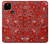 S3354 赤バンダナ Red Classic Bandana Google Pixel 4a 5G バックケース、フリップケース・カバー