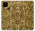 S3388 ゴールドラメグラフィックプリント Gold Glitter Graphic Print Google Pixel 4a 5G バックケース、フリップケース・カバー