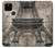 S3416 エッフェル塔の設計図 Eiffel Tower Blueprint Google Pixel 4a 5G バックケース、フリップケース・カバー