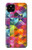 S3477 抽象的なダイヤモンドパターン Abstract Diamond Pattern Google Pixel 4a 5G バックケース、フリップケース・カバー