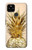 S3490 ゴールドパイナップル Gold Pineapple Google Pixel 4a 5G バックケース、フリップケース・カバー
