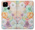 S3705 パステルフローラルフラワー Pastel Floral Flower Google Pixel 4a 5G バックケース、フリップケース・カバー