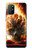 S0863 地獄火スカル Hell Fire Skull OnePlus 8T バックケース、フリップケース・カバー