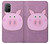 S3269 豚の漫画 Pig Cartoon OnePlus 8T バックケース、フリップケース・カバー