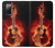 S0415 火ギター Fire Guitar Burn Samsung Galaxy S20 FE バックケース、フリップケース・カバー