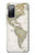 S0604 世界地図 World Map Samsung Galaxy S20 FE バックケース、フリップケース・カバー