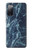 S2799 ライトブルーマーブルストーン グラフィックプリント Light Blue Marble Stone Texture Printed Samsung Galaxy S20 FE バックケース、フリップケース・カバー