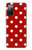 S2951 赤の水玉 Red Polka Dots Samsung Galaxy S20 FE バックケース、フリップケース・カバー