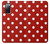 S2951 赤の水玉 Red Polka Dots Samsung Galaxy S20 FE バックケース、フリップケース・カバー