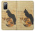 S3229 ヴィンテージ猫ポスター Vintage Cat Poster Samsung Galaxy S20 FE バックケース、フリップケース・カバー