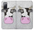 S3257 牛の漫画 Cow Cartoon Samsung Galaxy S20 FE バックケース、フリップケース・カバー